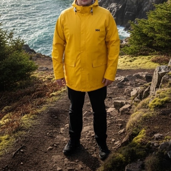 Helly Hansen Other - Helly Hansen Men's Vibrant Yellow Raincoat